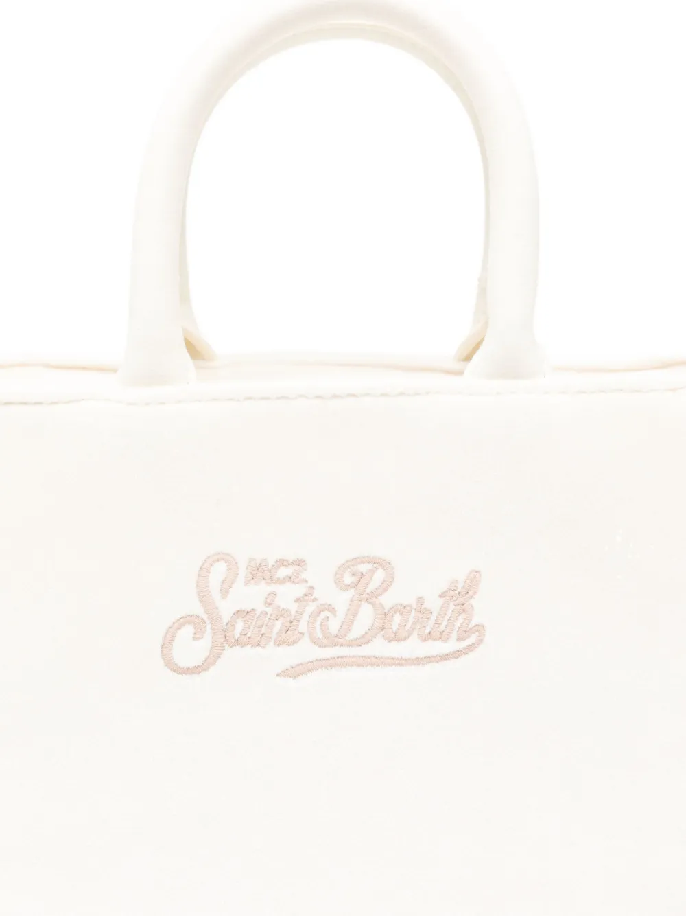 Mc2 Saint Barth Mini Vanity Tote Bag In White