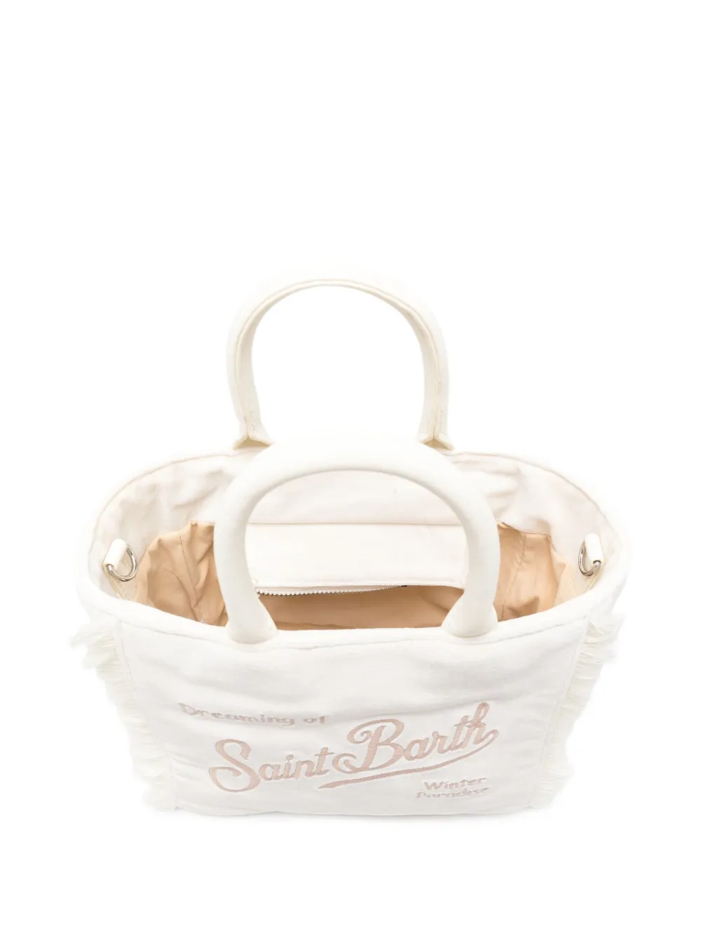 Mc2 Saint Barth Mini Vanity Tote Bag In White