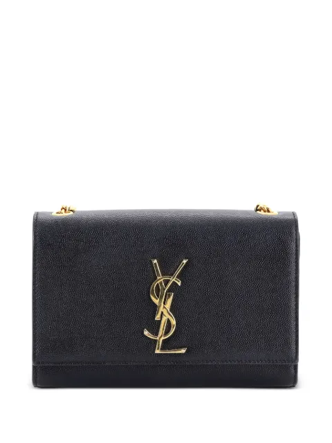 Saint Laurent Pre-Owned Classic Monogram Grainy Leather Small crossbody bag