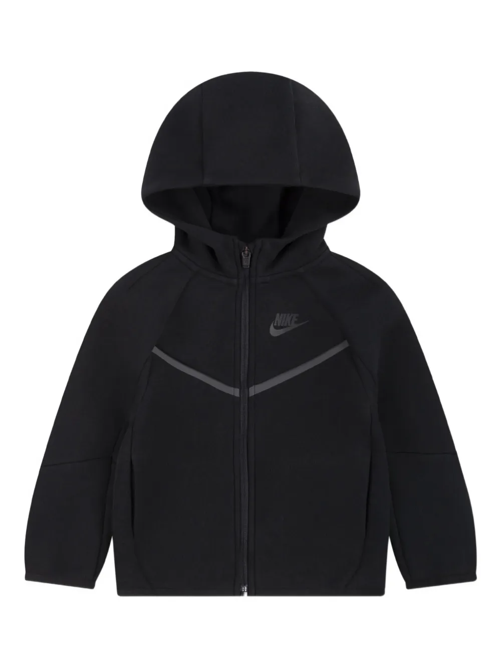Nike Hooded Zip Tracksuit In Black