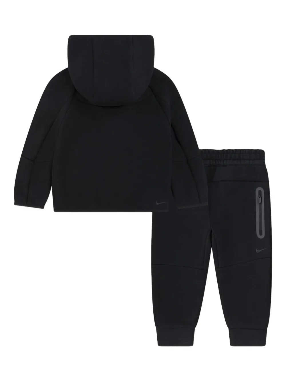 Nike Hooded Zip Tracksuit In Black