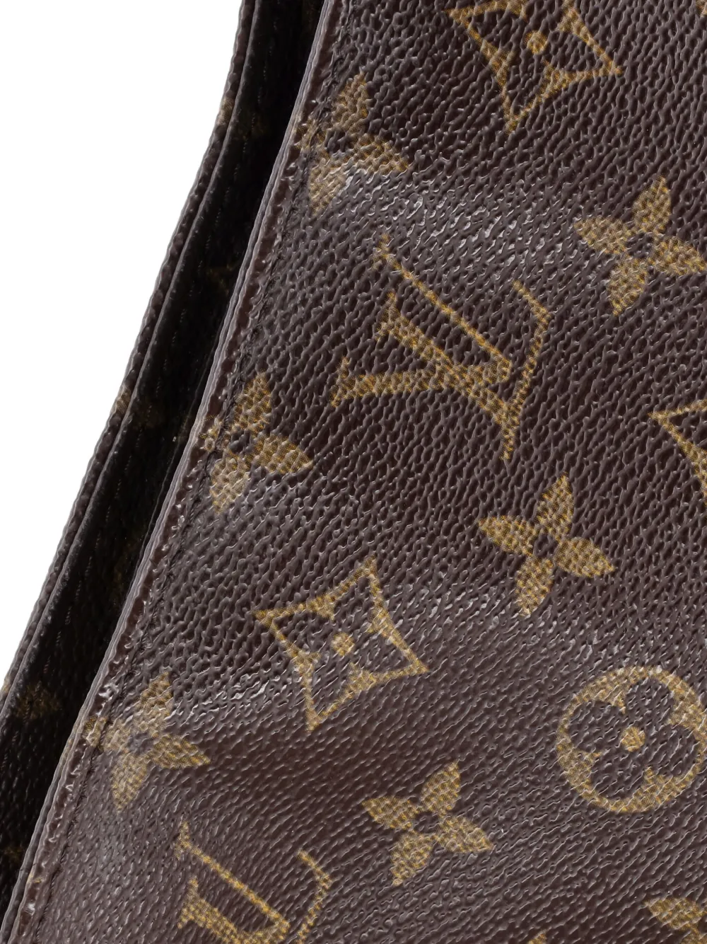 LOUIS VUITTON Pre-owned Looping Handbag Monogram Canvas Mm Satchel In Brown