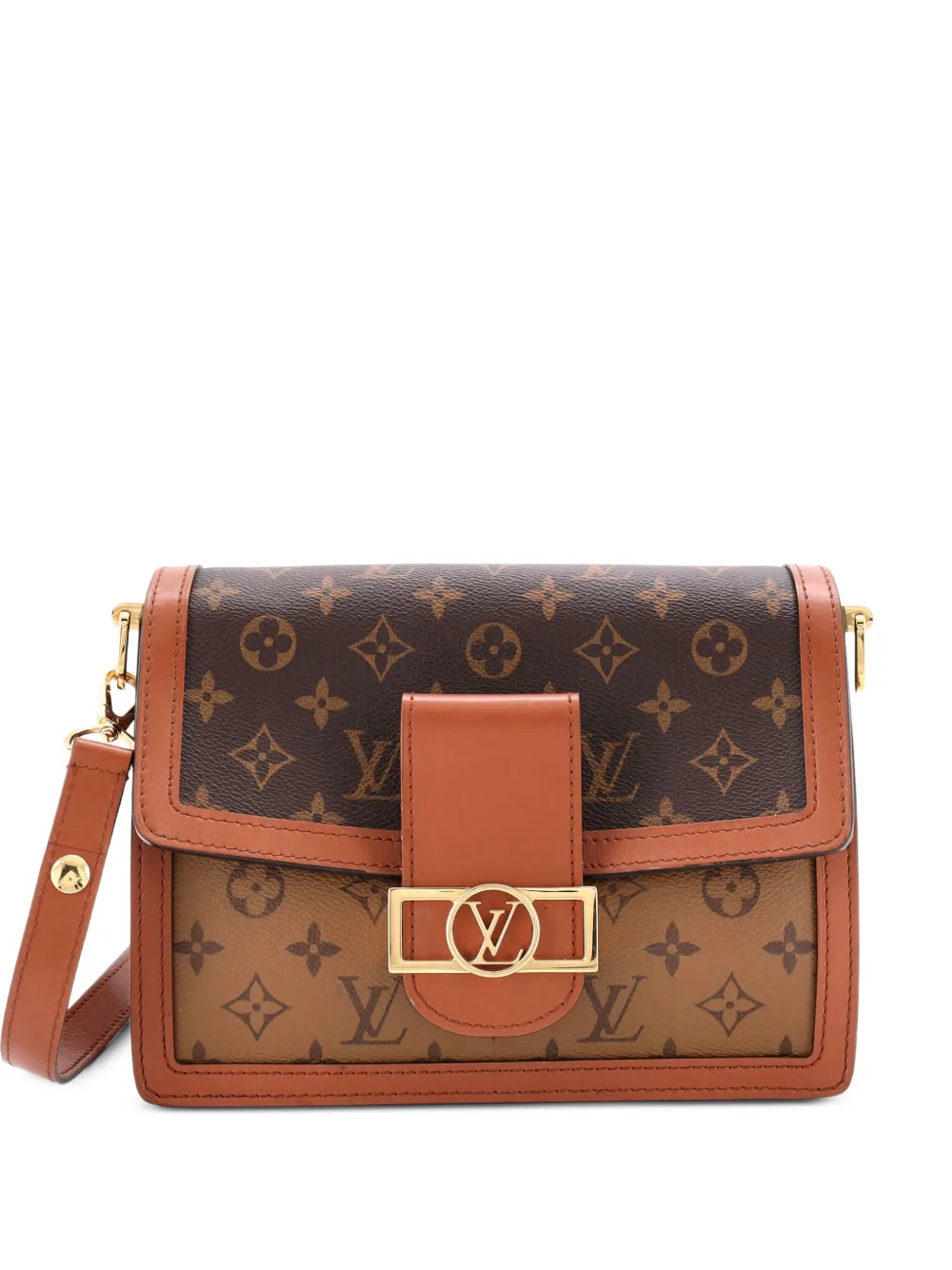 Louis Vuitton Pre-Owned Dauphine Reverse Monogram Canvas MM shoulder Louis Vuitton Pre-Owned Dauphine Reverse Monogram Canvas MM shoulder