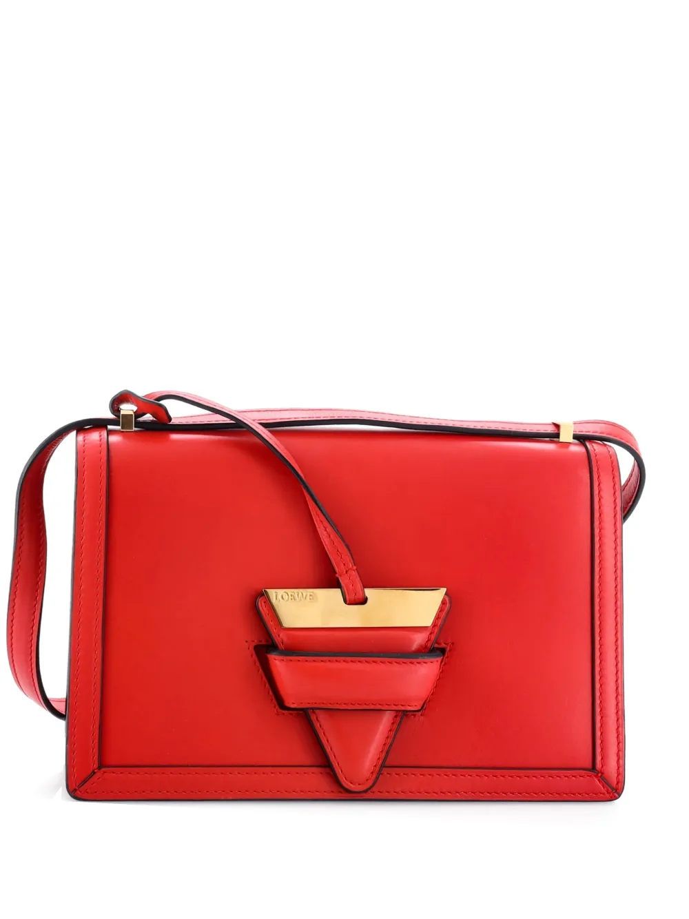 Loewe Pre-Owned Barcelona Leather Medium shoulder bag - レッド Loewe Pre-Owned Barcelona Leather Medium shoulder bag - レッド