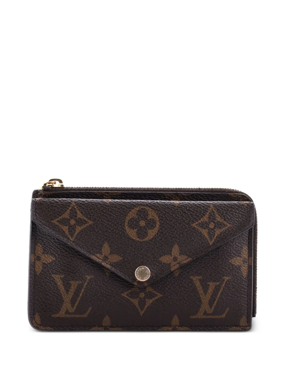Louis Vuitton Pre-Owned Recto Verso Monogram Canvas card holder - ブラウン Louis Vuitton Pre-Owned Recto Verso Monogram Canvas card holder - ブラウン