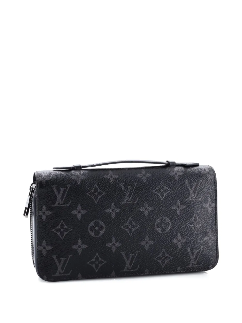 Louis Vuitton Pre-Owned Zippy Wallet Monogram Eclipse Canvas XL small Louis Vuitton Pre-Owned Zippy Wallet Monogram Eclipse Canvas XL small