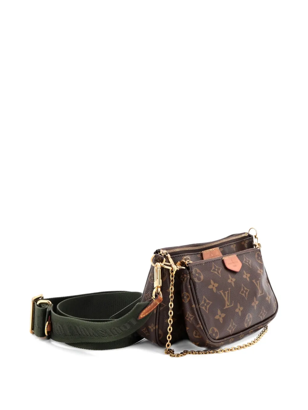 Pre-owned Louis Vuitton Multi Pochette Accessoires Monogram Canvas Crossbody Bag In Brown