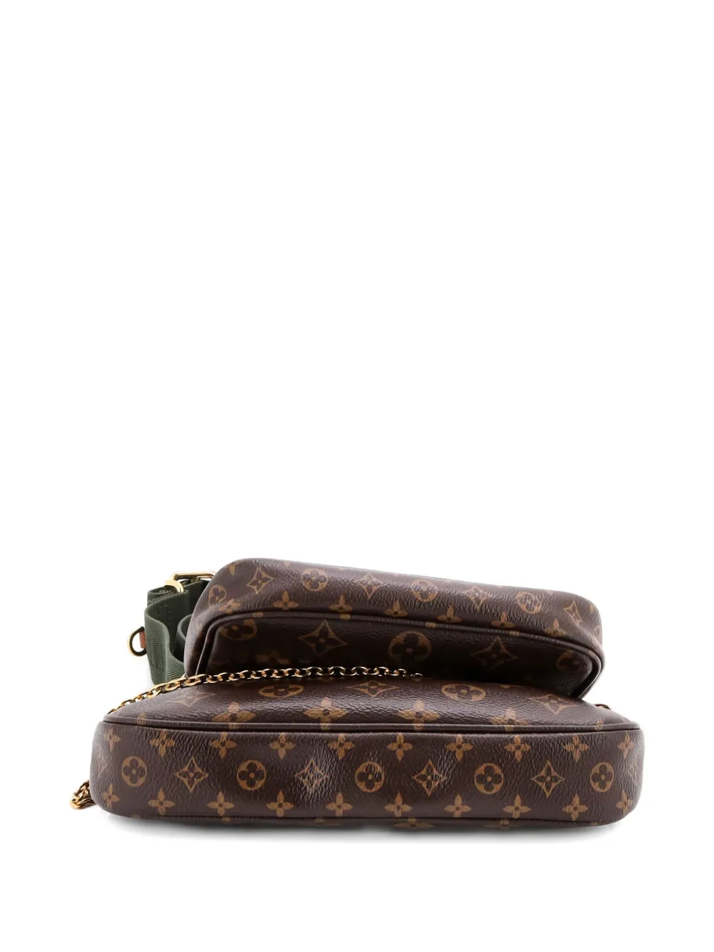 Pre-owned Louis Vuitton Multi Pochette Accessoires Monogram Canvas Crossbody Bag In Brown