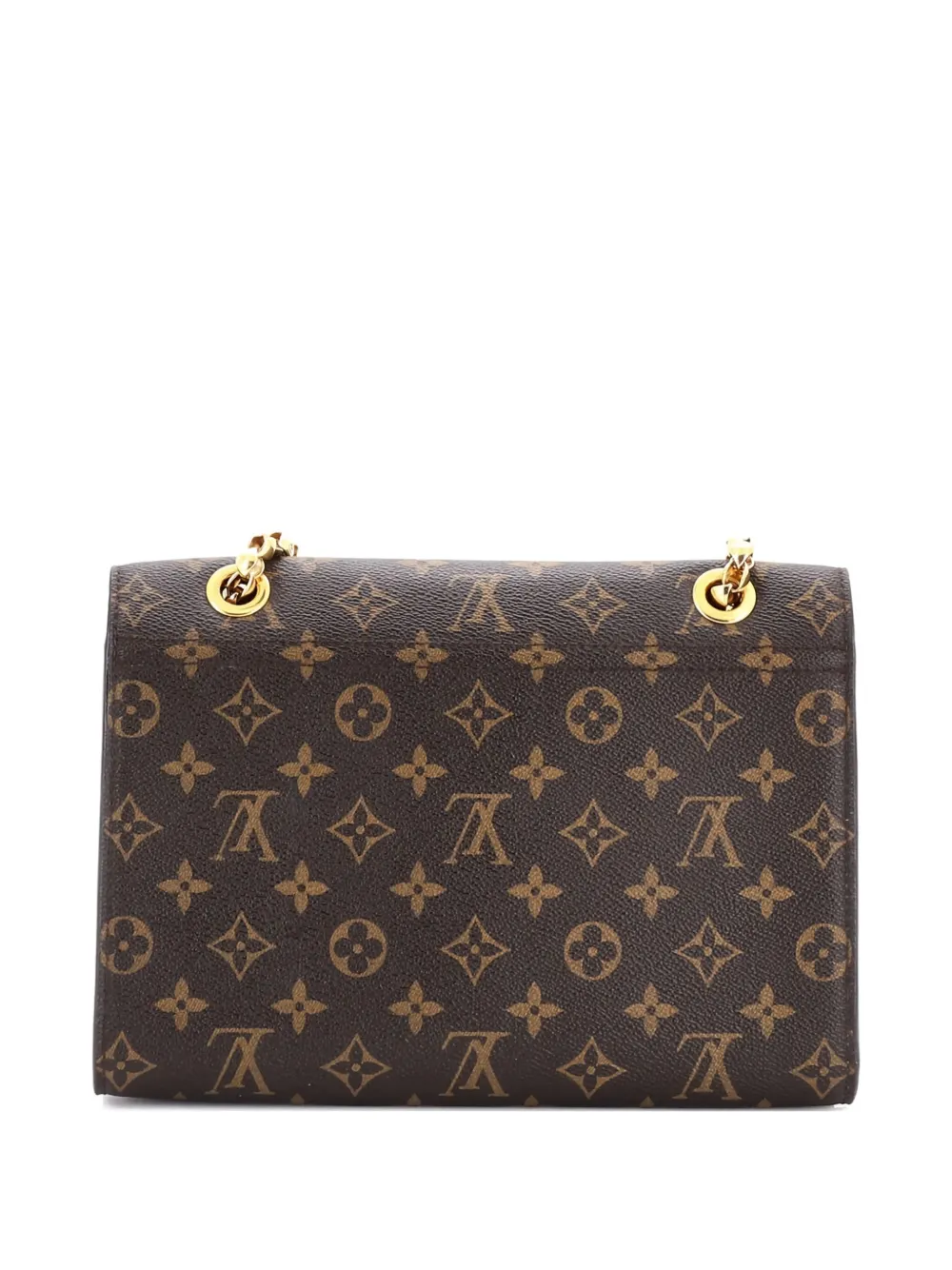 Victoire Handbag Monogram Canvas And Leather Shoulder Bag