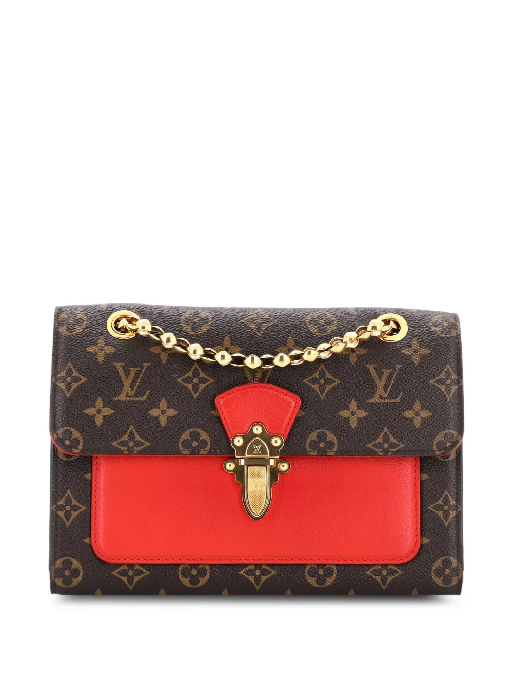 Louis Vuitton Pre-Owned Victoire Handbag Monogram Canvas and Leather shoulder bag - Marrone