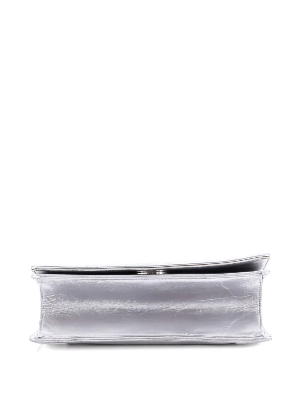 Diorama Clasp Flap Bag Crinkled Lambskin Medium Crossbody Bag