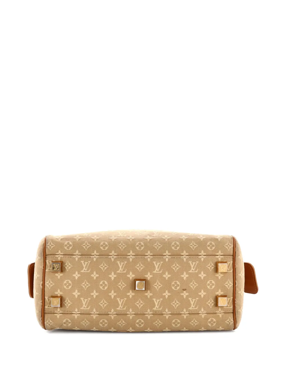 Pre-owned Louis Vuitton Josephine Handbag Mini Lin Pm Shoulder Bag In Neutral