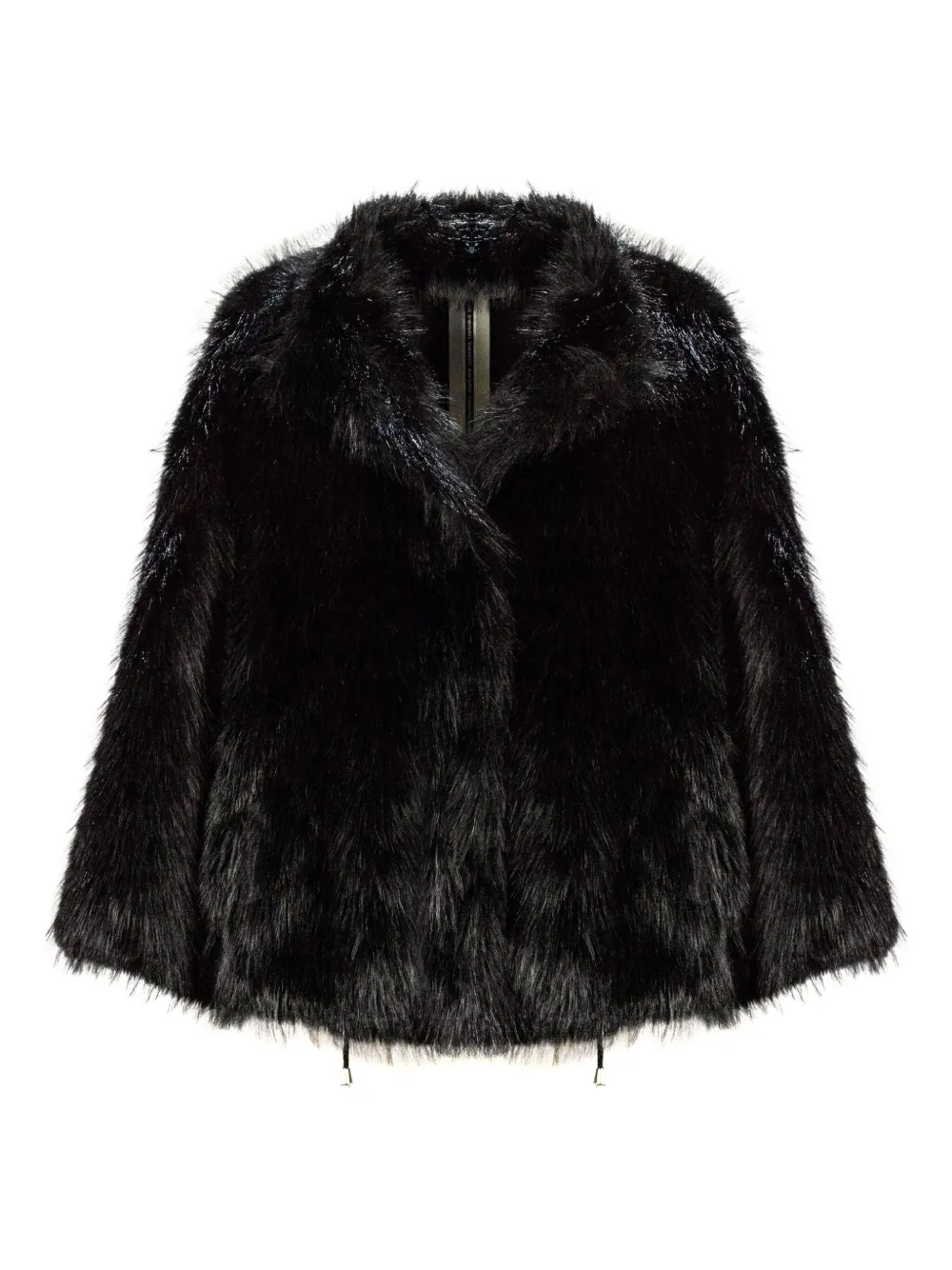 Sword long-sleeve faux-fur jacket | Black | Image 1