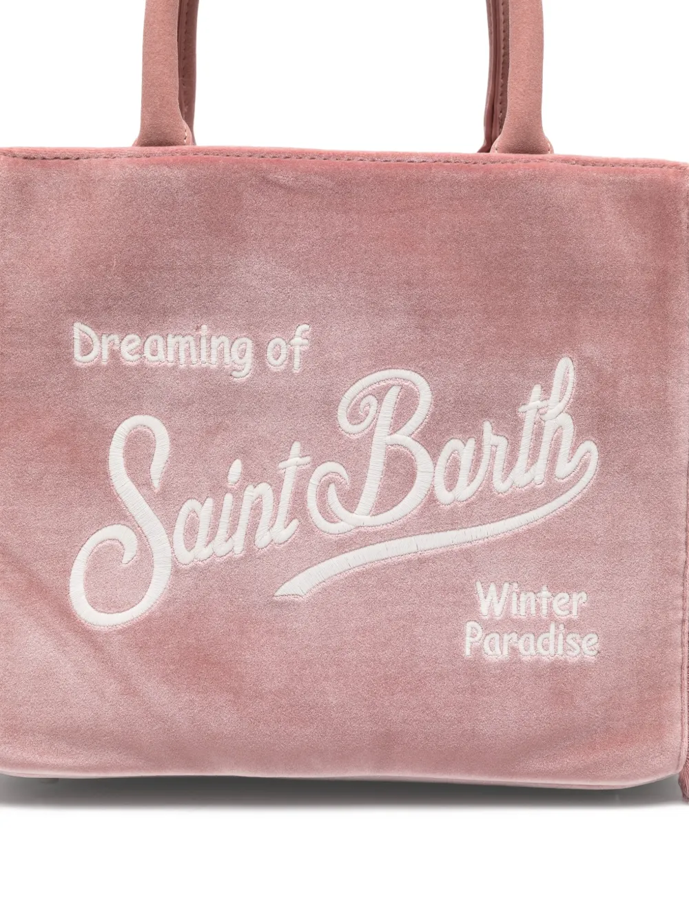 MC2 Saint Barth Colette shopper met franje Roze