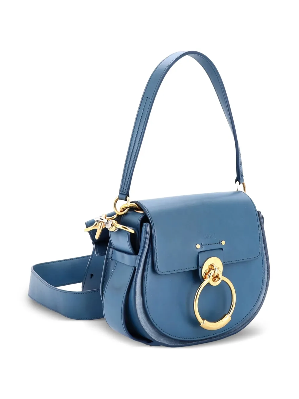 Chloé Pre-Owned Tess Bag Leather Small shoulder bag - ブルー Chloé Pre-Owned Tess Bag Leather Small shoulder bag - ブルー