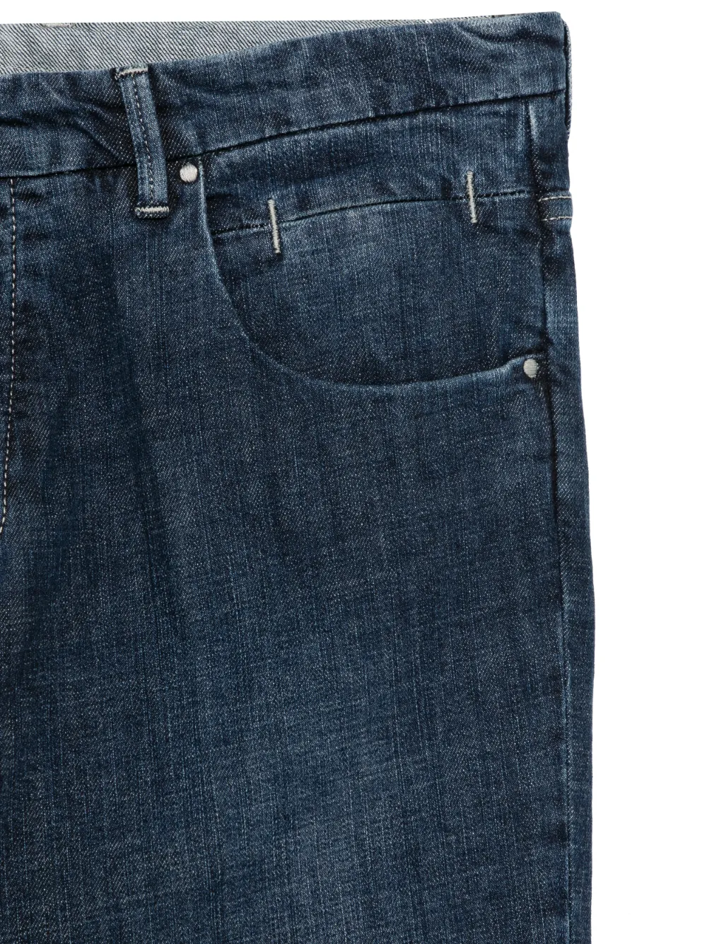 Incotex Buttoned Jeans In Blue