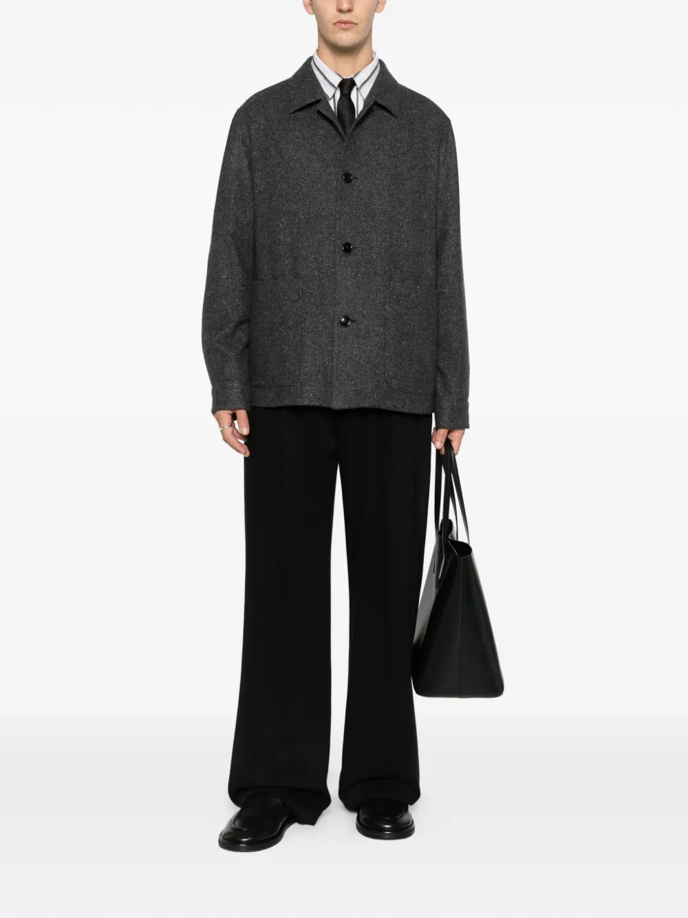 Zegna button-up overshirt | Shirt Jackets | Image 2