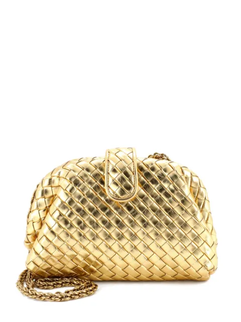 Bottega Veneta Pre-Owned Lauren 1980 with Chain Intrecciato Nappa Medium clutch bag