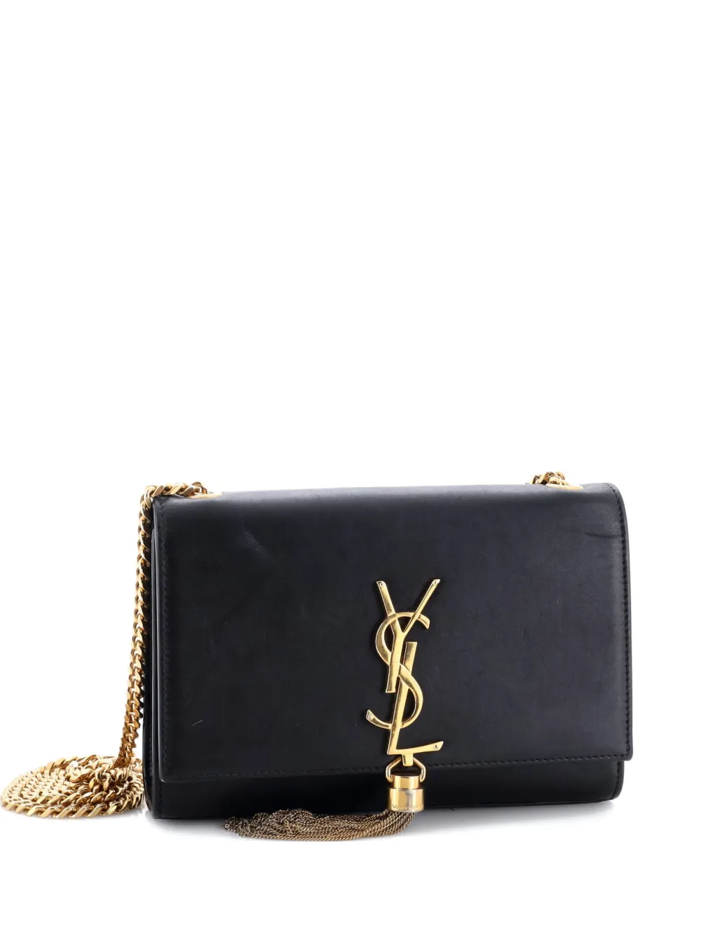 Saint Laurent Pre-Owned Classic Monogram Tassel Leather Small Saint Laurent Pre-Owned Classic Monogram Tassel Leather Small