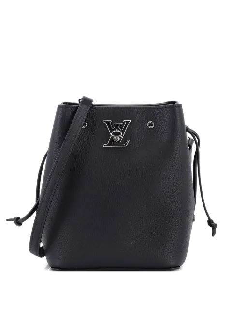 Louis Vuitton Pre-Owned Lockme Leather Nano bucket bag