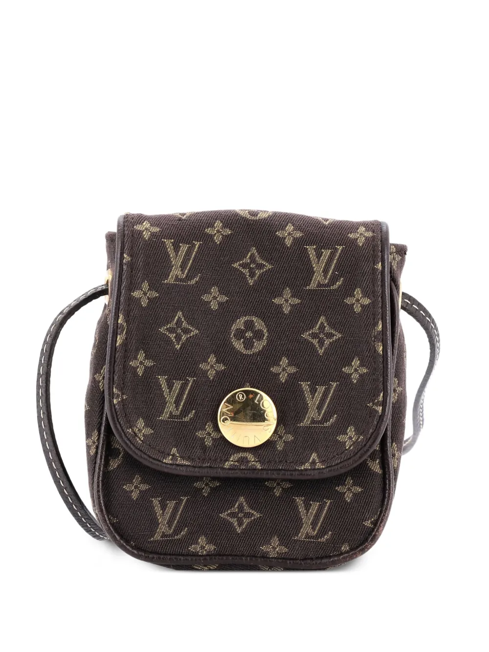 Louis Vuitton Pre-Owned Cancun Pochette Mini Lin crossbody bag - ブラウン Louis Vuitton Pre-Owned Cancun Pochette Mini Lin crossbody bag - ブラウン