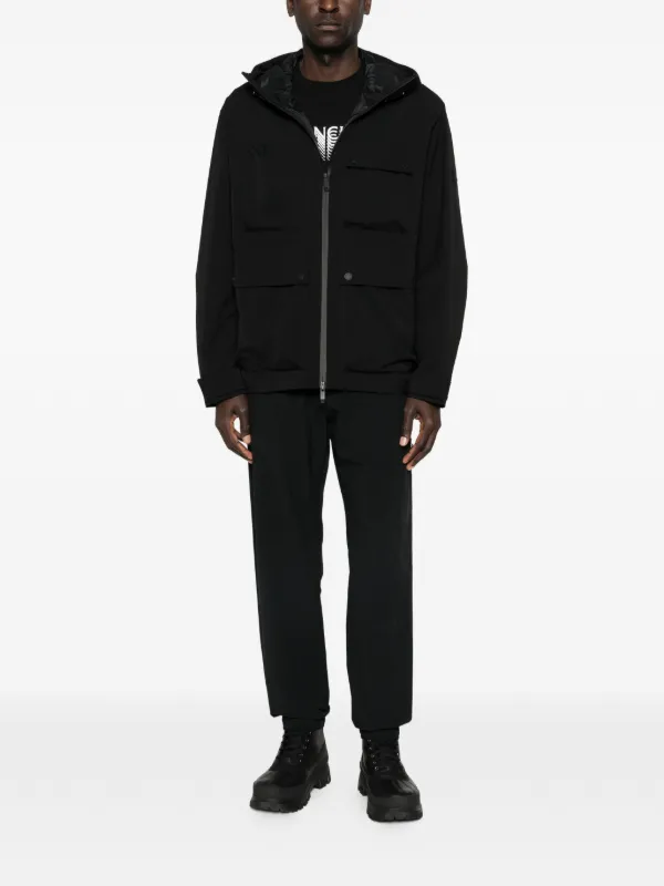 Moncler Zip Pocket Track Pants | Black | FARFETCH RO