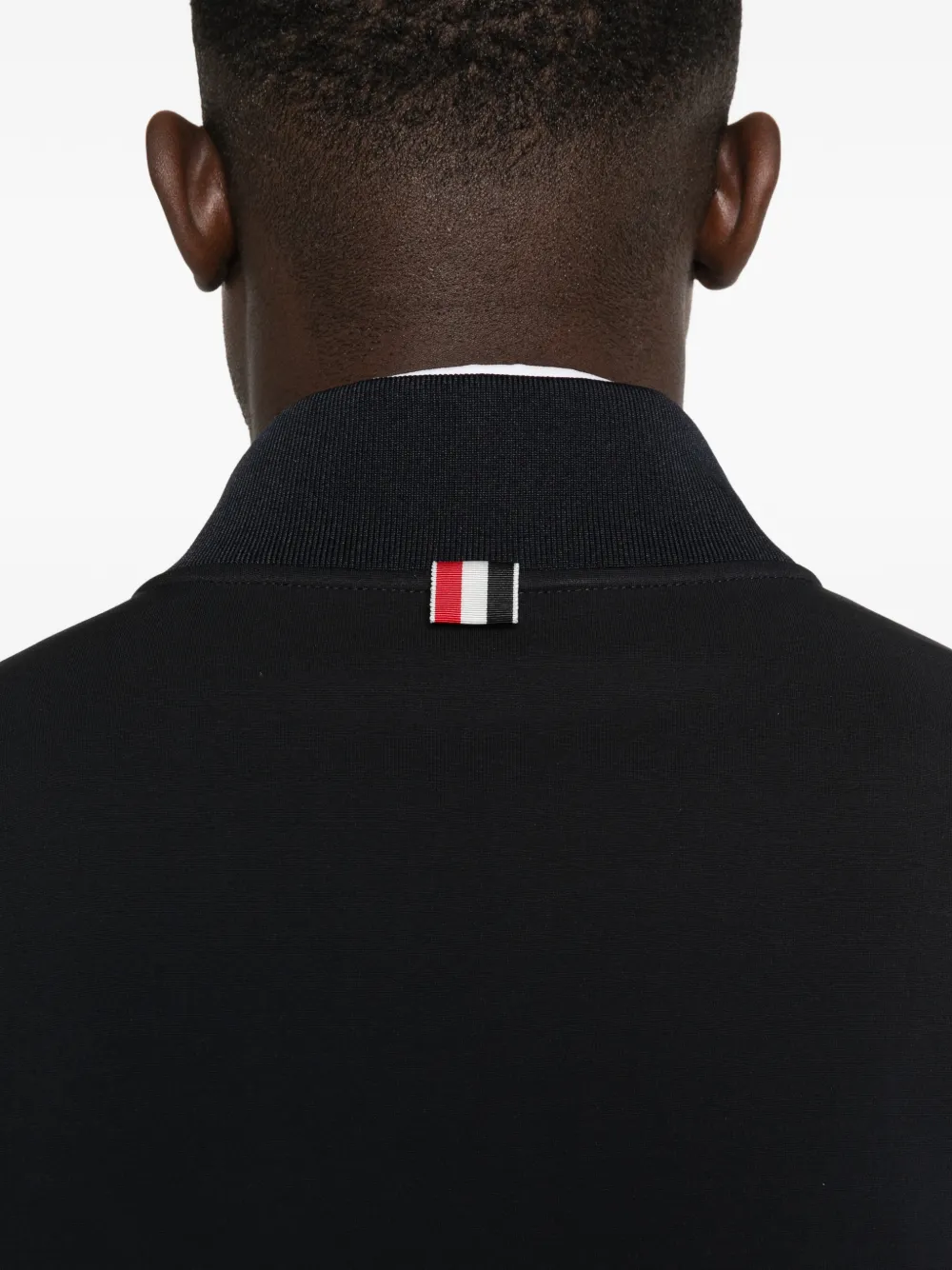 Thom Browne 4-Bar reflecterend bomberjack Blauw