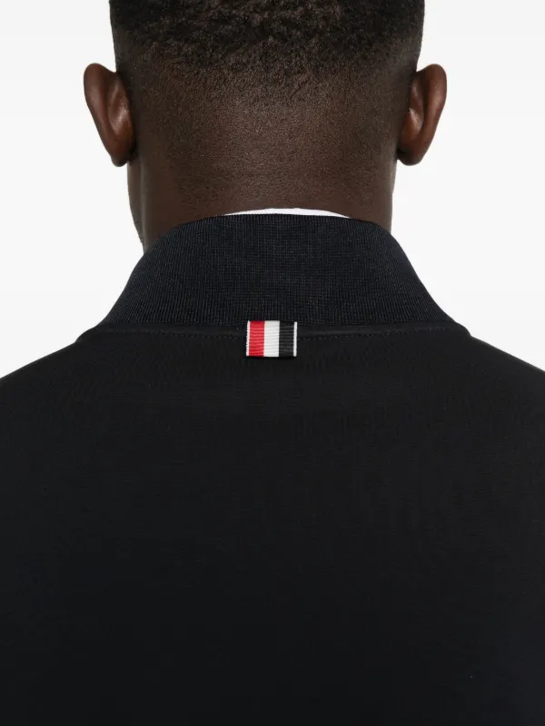Thom Browne リフレクティブ 4BAR ボンバージャケット | ブルー