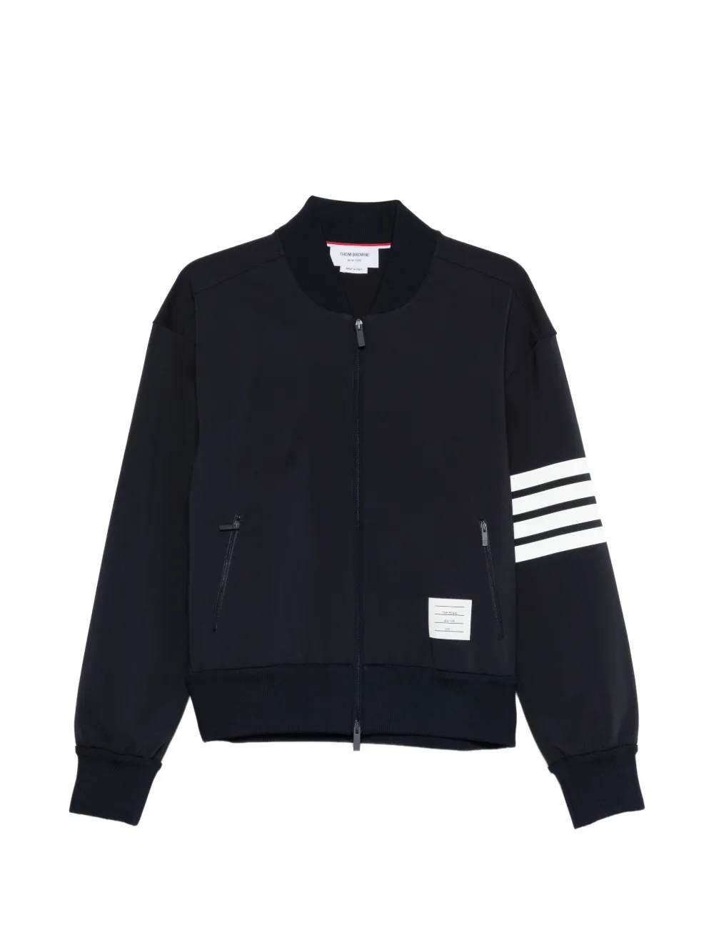 Thom Browne zip bomber jacket - Blu