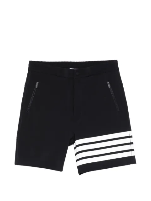 Thom Browne zip striped shorts