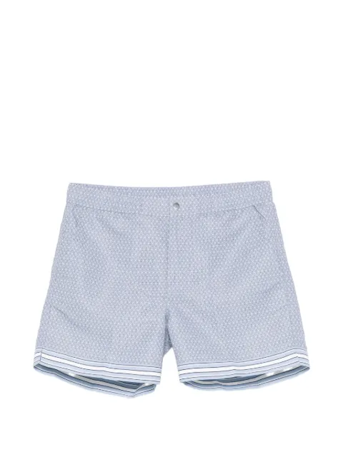 CHÉ Lucena geometric-print swim shorts