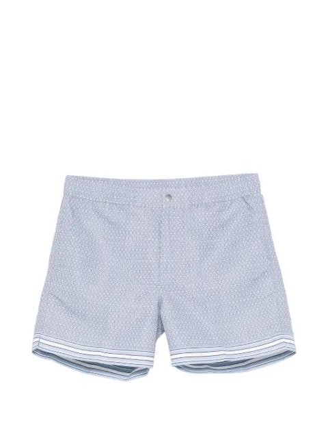 CHÉ Lucena geometric-print swim shorts