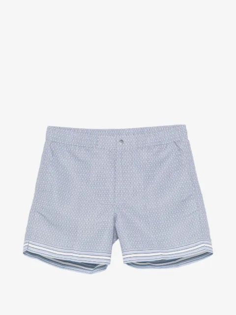 CHÉ Lucena geometric-print swim shorts
