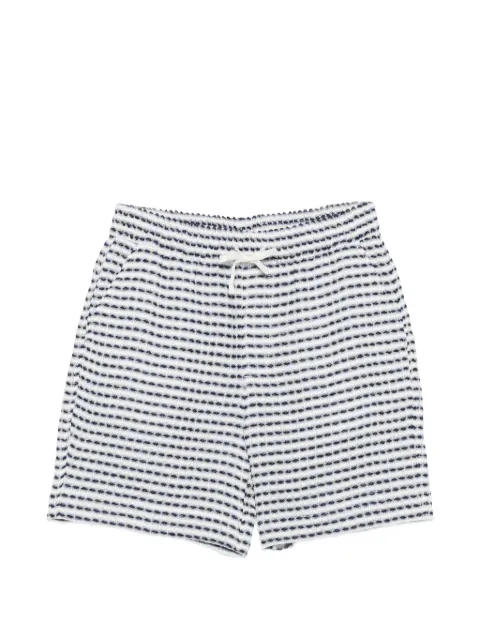 CHÉ Riita horizontal-stripe shorts