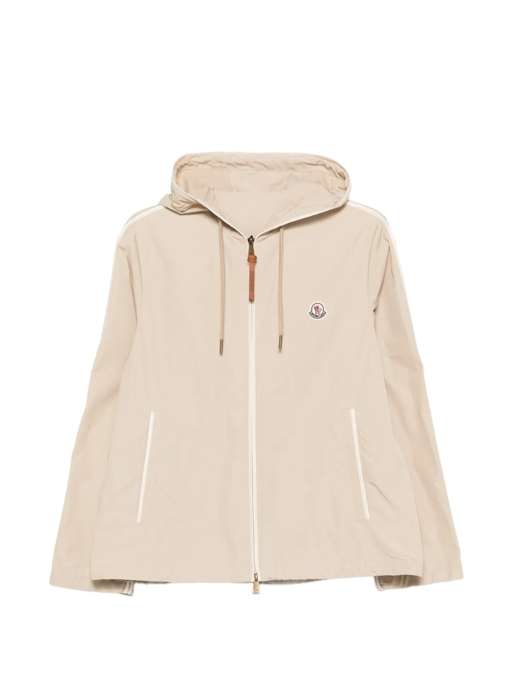 Moncler - Sarracenia jack met capuchon - dames - Polyester/katoen - 0 - Beige