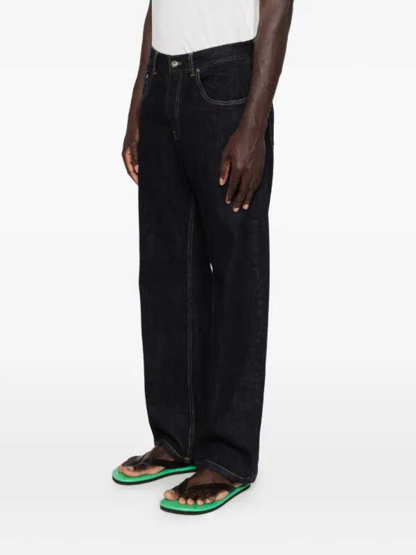 Second/Layer Big Papi ストレートジーンズ | ブルー | FARFETCH JP