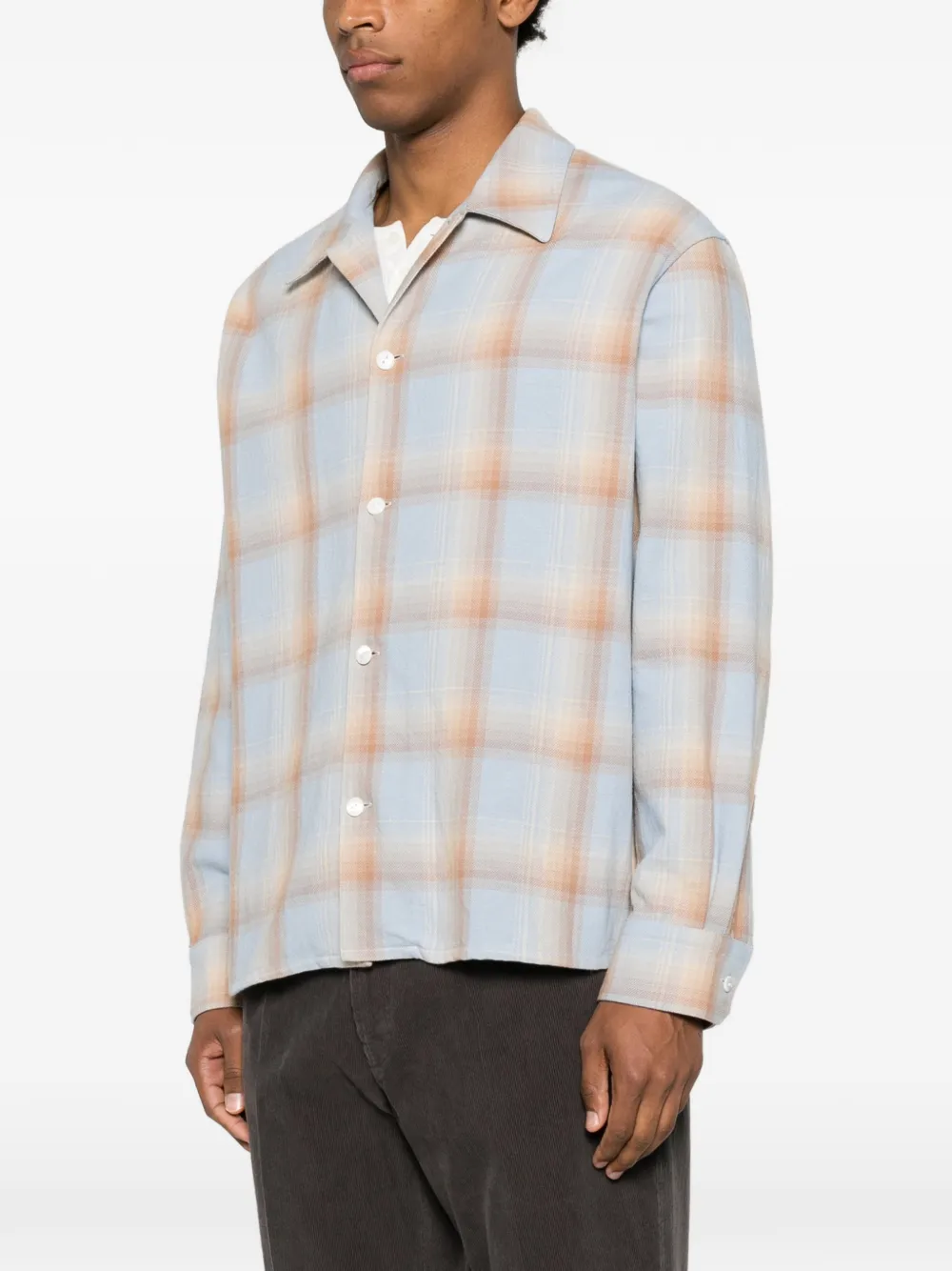  Second/layer Camicia Logan A Quadri - Blu 
