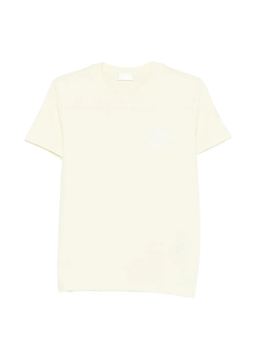 Moncler T-shirt met logo Beige