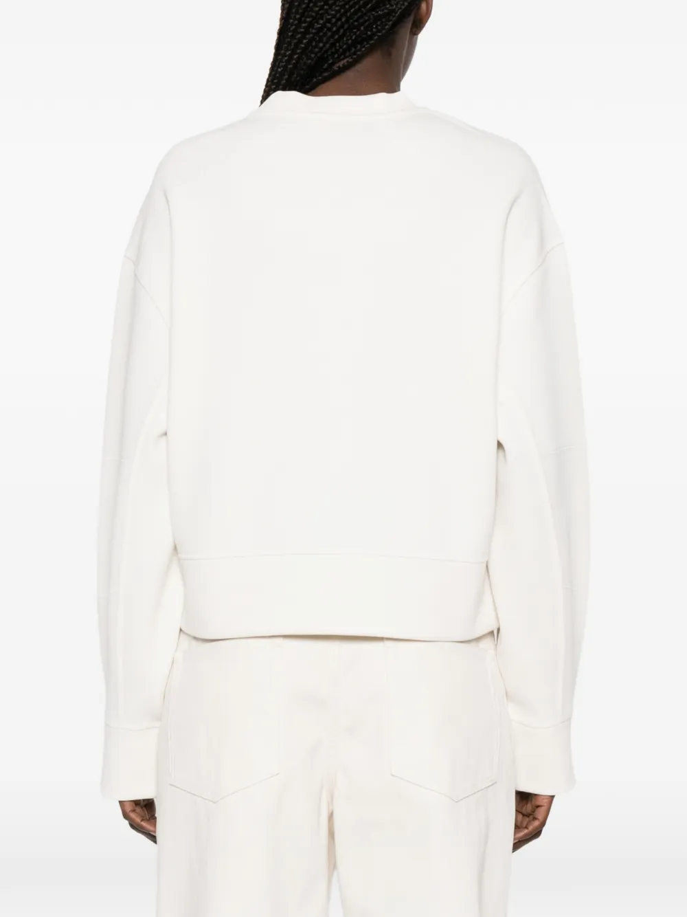 Moncler Sweater met logopatch Beige