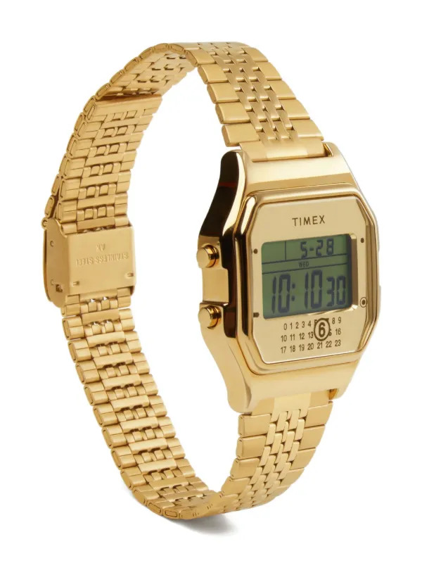 TIMEX x MM6 gold-tone 36mm | Gold | FARFETCH