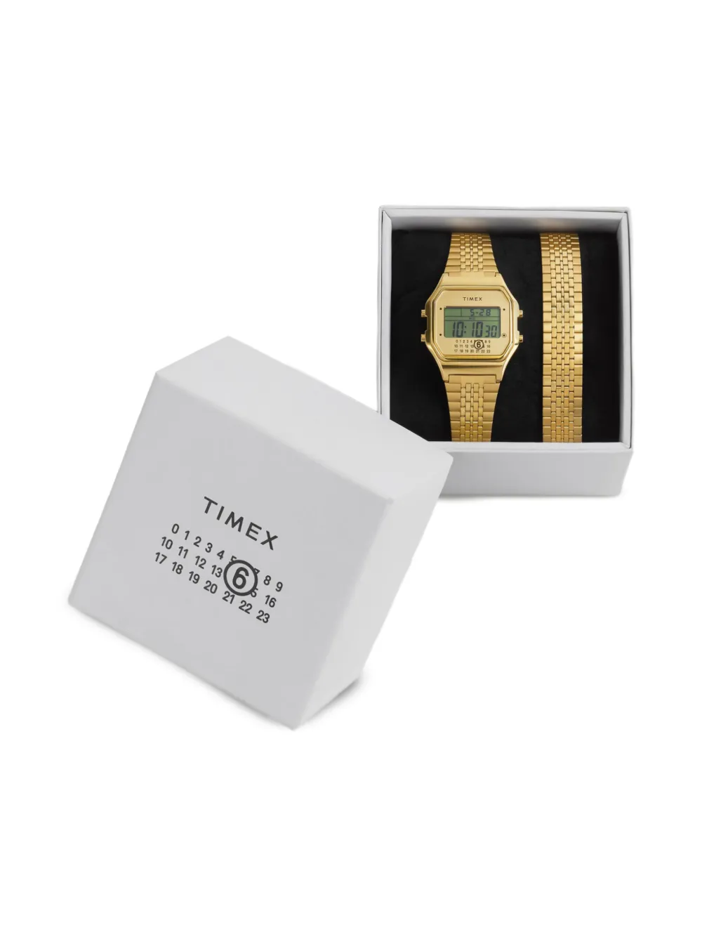 Timex X Mm6 Gold-tone 36mm In Gold