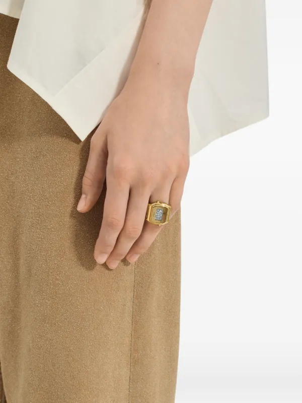 TIMEX x MM6 T80 20mm Ring Watch | Gold | FARFETCH