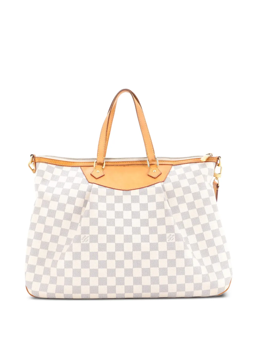 Louis Vuitton Pre-Owned Siracusa Handbag Damier GM shoulder bag - ホワイト Louis Vuitton Pre-Owned Siracusa Handbag Damier GM shoulder bag - ホワイト