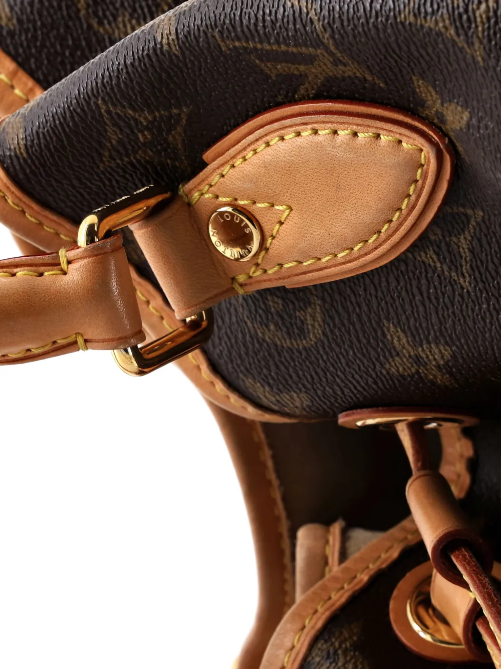 Pre-owned Louis Vuitton Neo Shoulder Bag Monogram Canvas Satchel In Brown