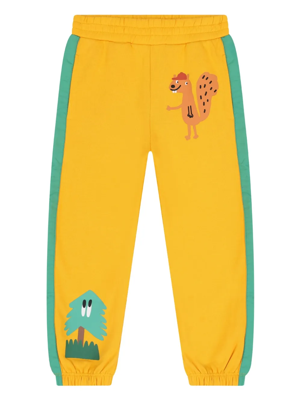 Stella Mccartney Squirrel-print Track Pants In Multi