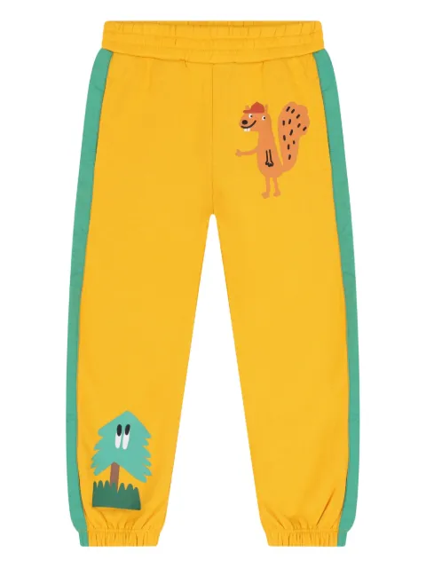 Stella McCartney Kids squirrel-print track pants