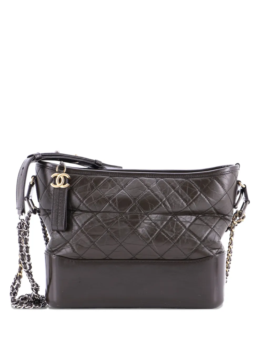 CHANEL Pre-Owned Gabrielle Quilted Aged Calfskin Medium hobo bag -
