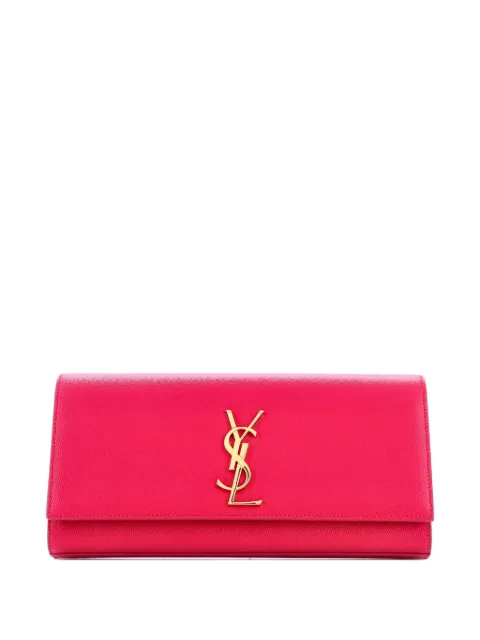Saint Laurent Pre-Owned Classic Monogram Leather Long clutch bag