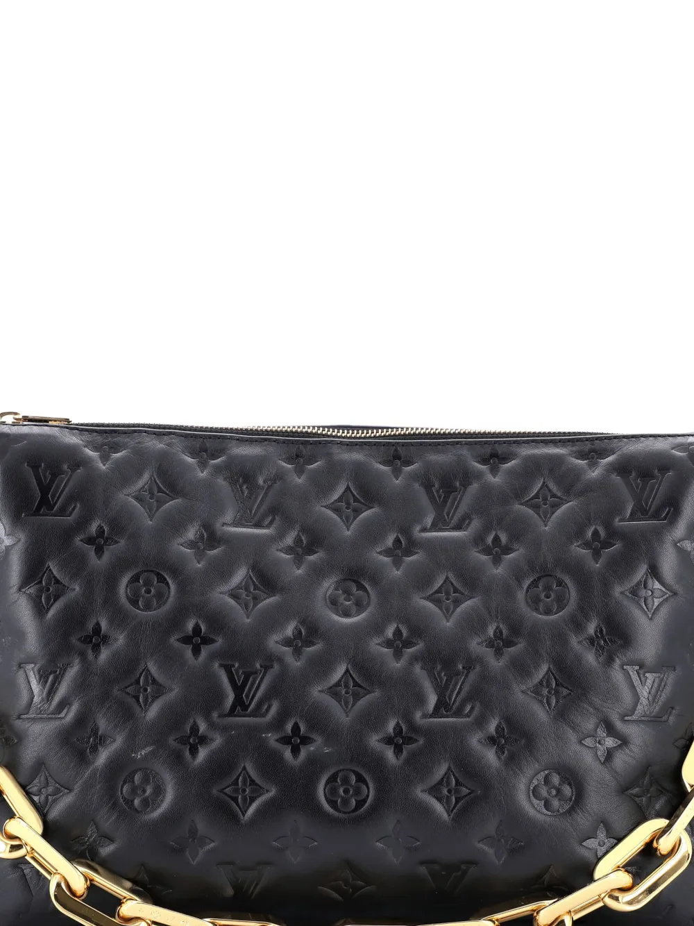 Coussin Bag Monogram Embossed Lambskin Mm Crossbody Bag