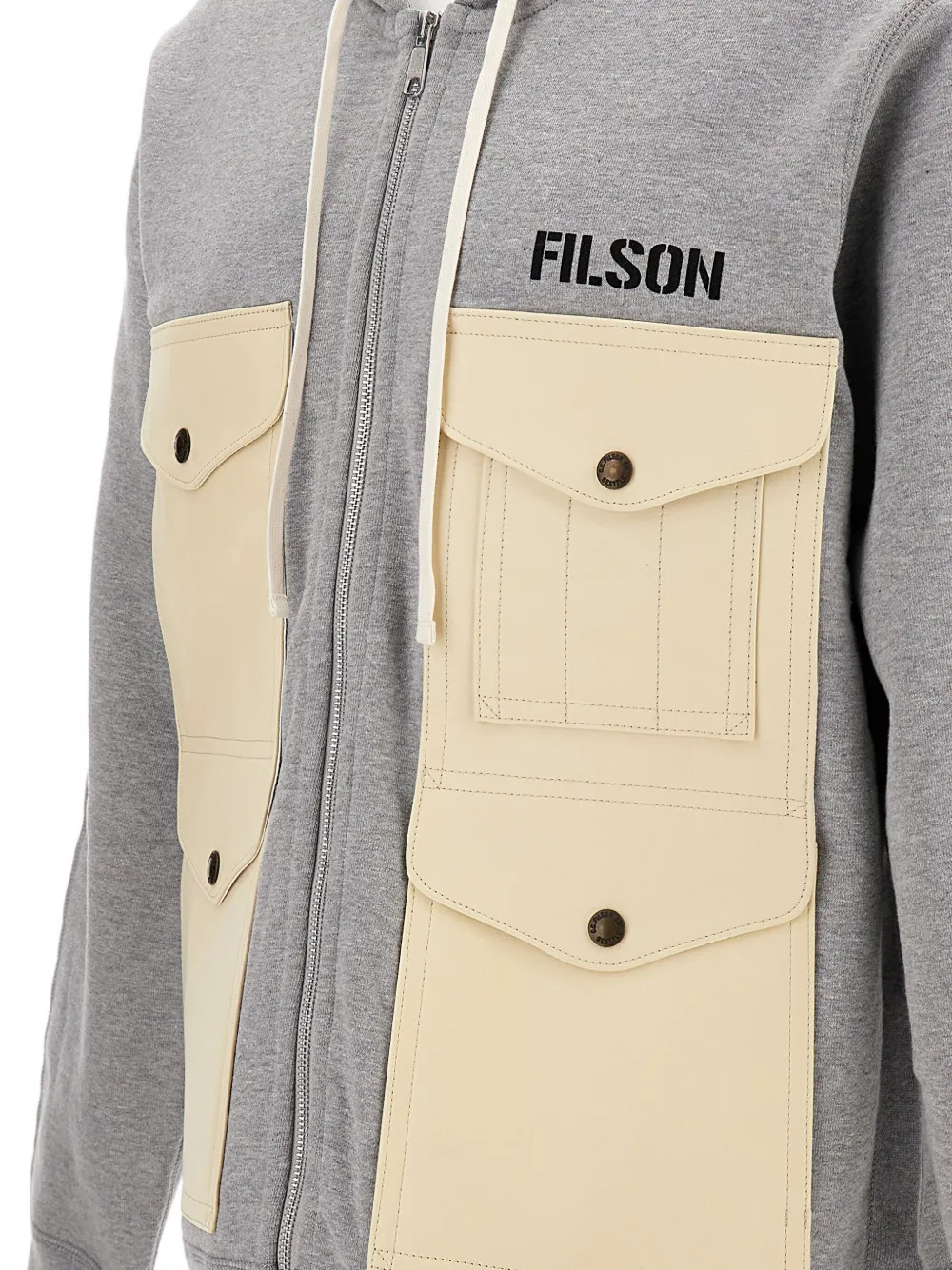 Junya Watanabe MAN Jack met capuchon Grijs